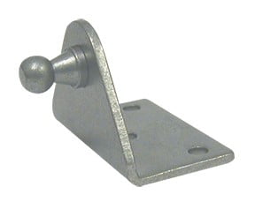 Blk Z.p. Steel Mntng Brckt 2'X1-1/4