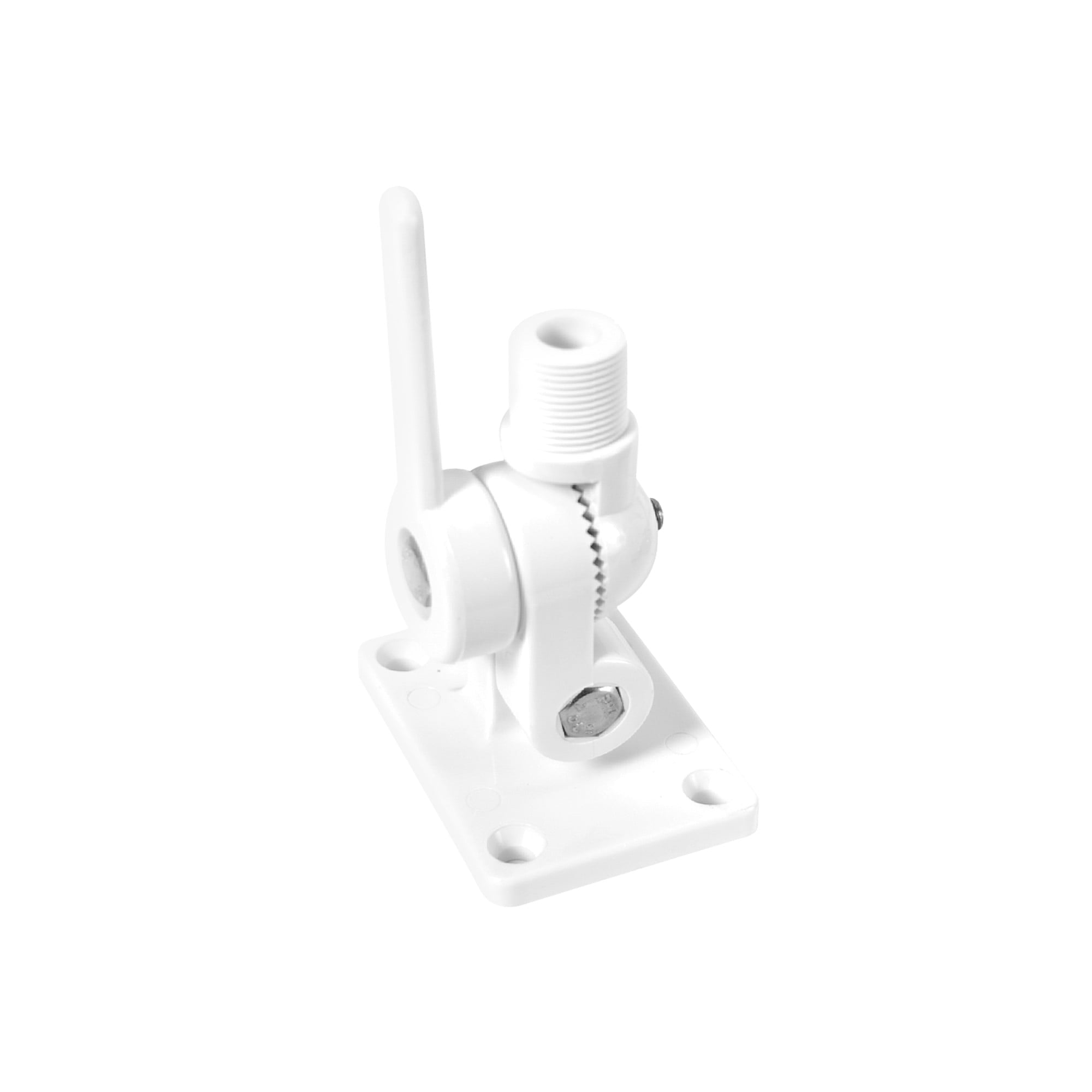 White Nylon Ratchet Antenna Mount