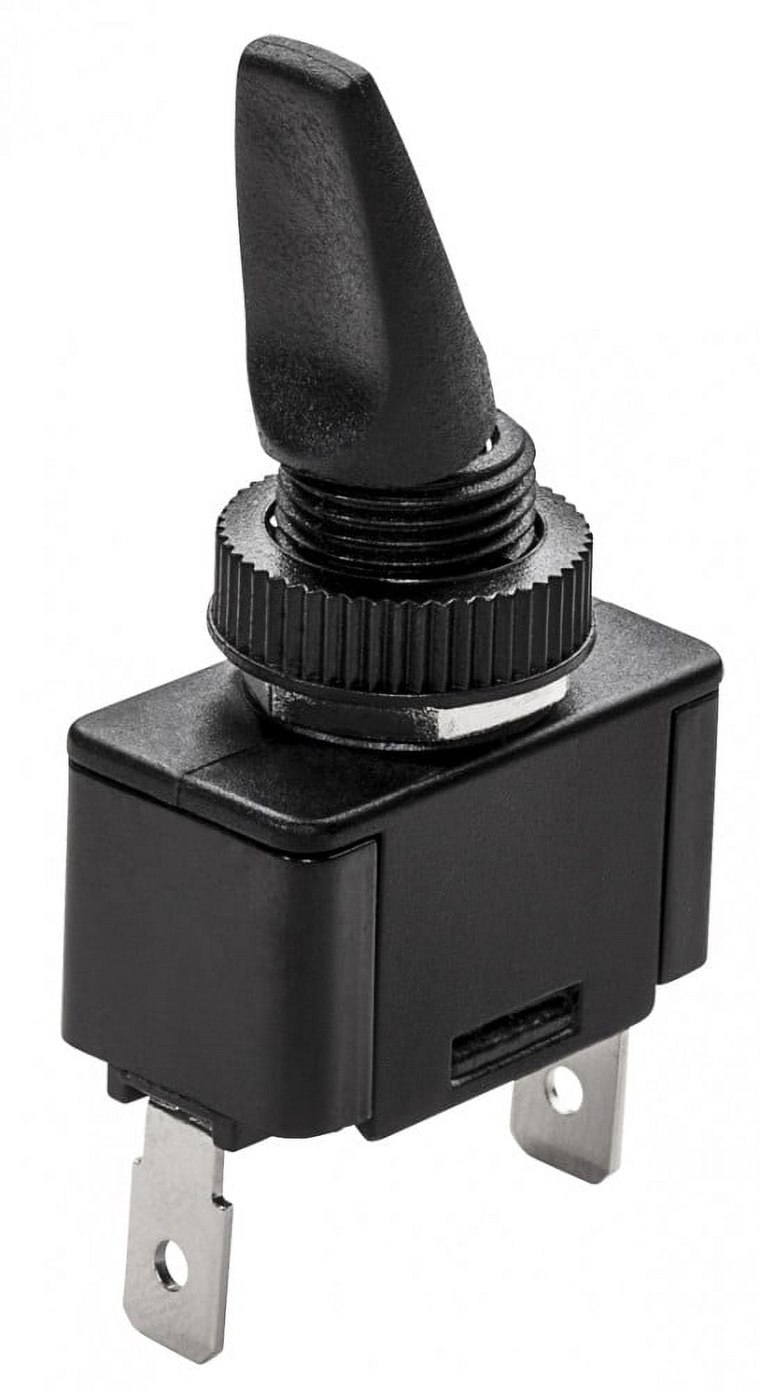 Black Toggle Switch (Mom. On/Off)