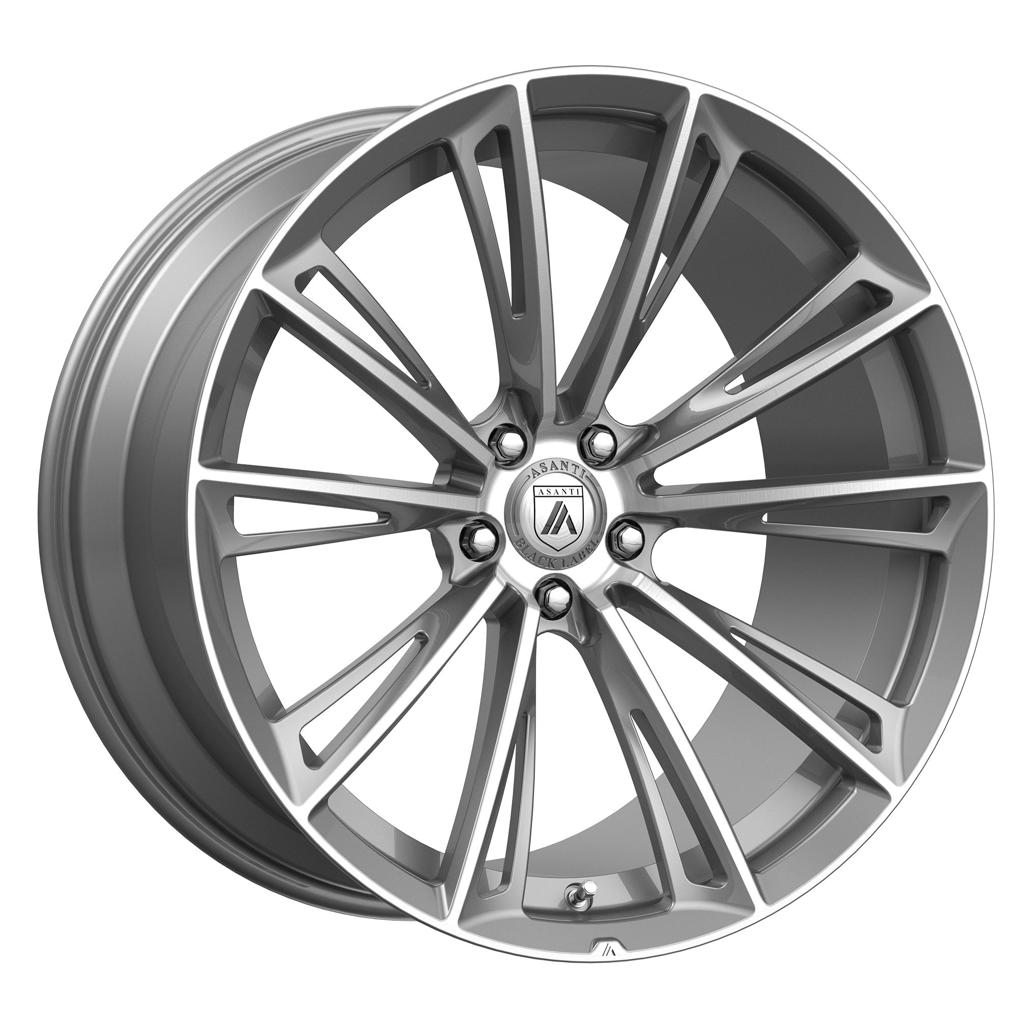 Asanti Black CORONA 20X9 5X115 72 +15 TITAN-BRUSH