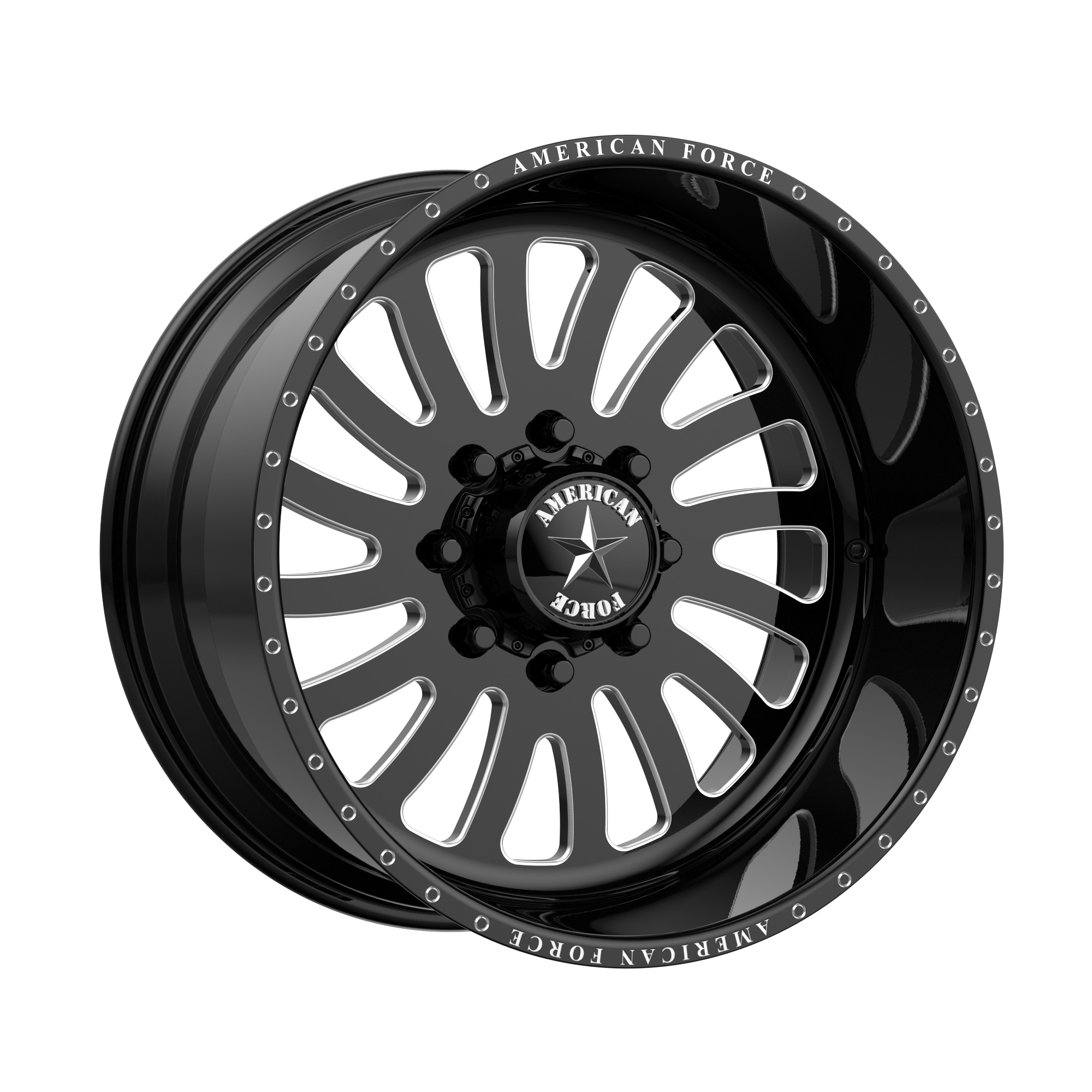 American Force OCTANE 24X11 8X6.5 +0 BLACK L