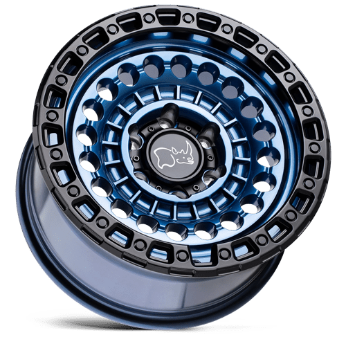 Black Rhino Hard Alloys SENTINEL 17X8.5 8X180 124 BLUE-BLK -18